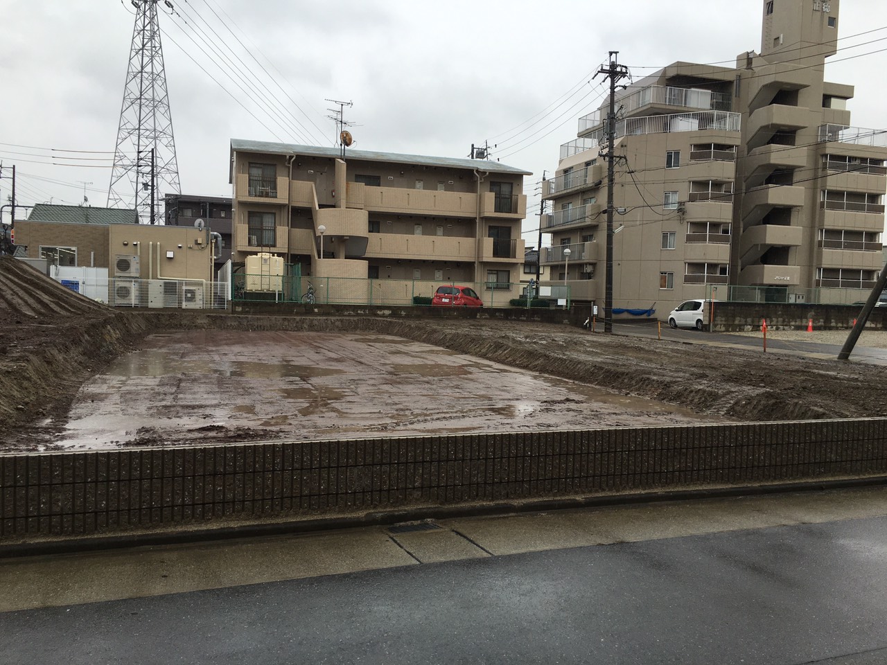 2016・03・14　雨の日の工事